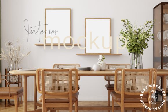 Download Mock Up Frame Interior Dinig Room - 210 - Mock up frame Collection