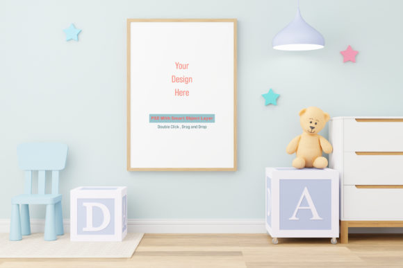 Download Nursery Digital Mockup,Frame Mockup - Premium Bundle